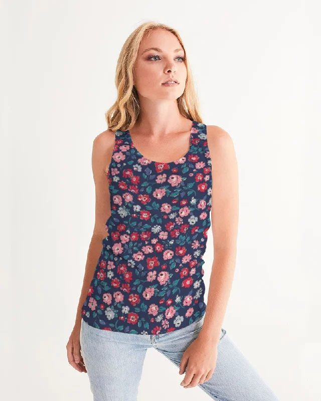 Midnight blue pretty glance.  Women's All-Over Print Tank