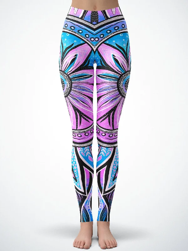 Moon/Sun-Ray Mandala Tights