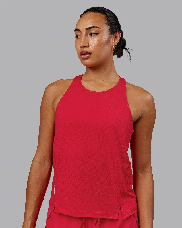 Pace Running Tank - Scarlet