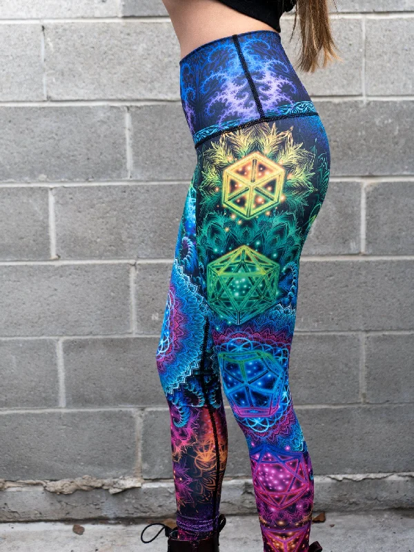 Platonic Mandala V2 Yoga Pants