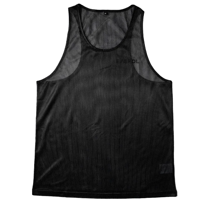 RASKOL Black MESH Tank Top (LIMITED EDITION)