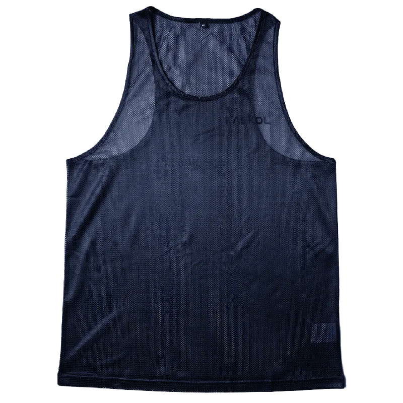 RASKOL Navy Blue MESH Tank Top (LIMITED EDITION)