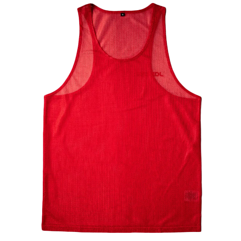 RASKOL Red MESH Tank Top (LIMITED EDITION)