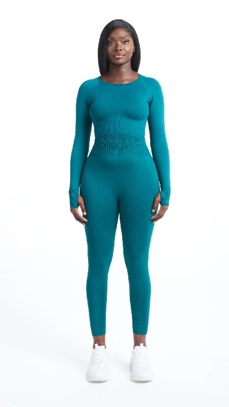 Shavo Seamless Legging - Turquoise