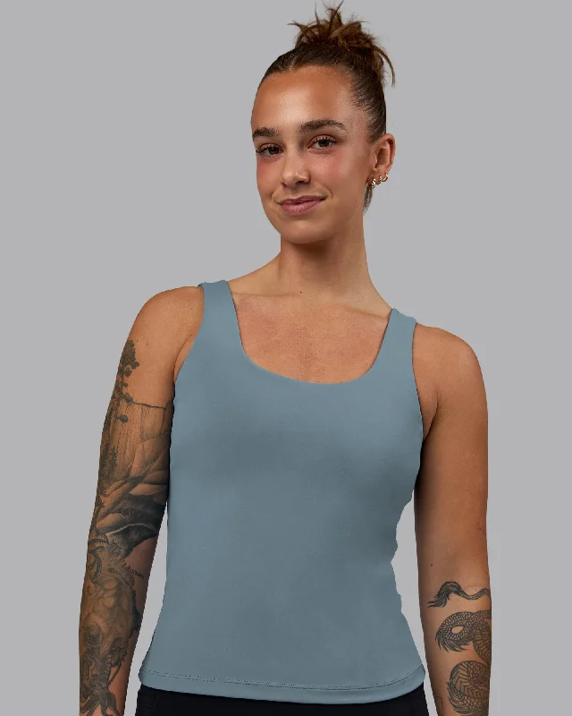 Staple Active Shelf Bra Tank - Elemental Blue