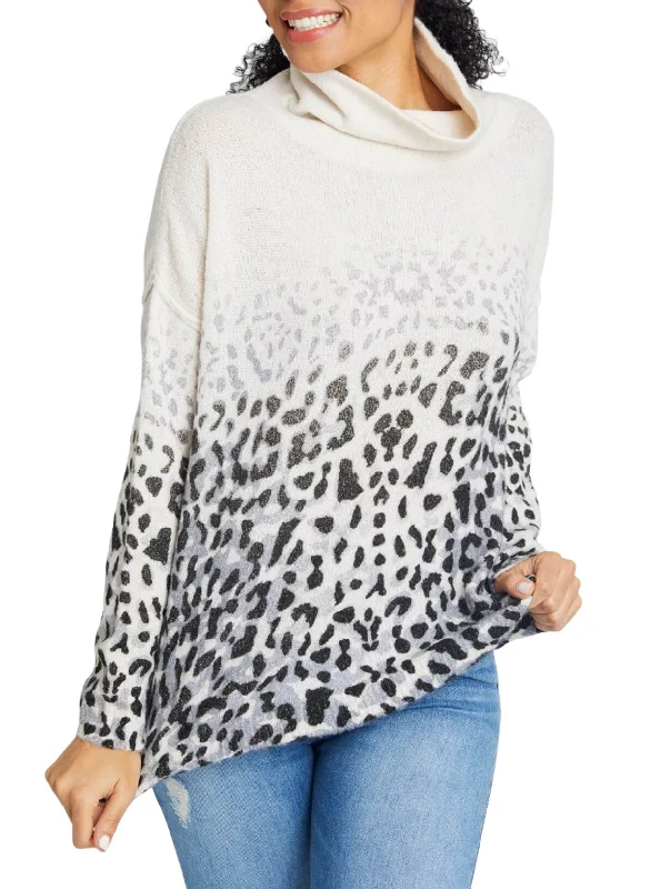 Vintage Havana Faded Leopard Sweater B8710