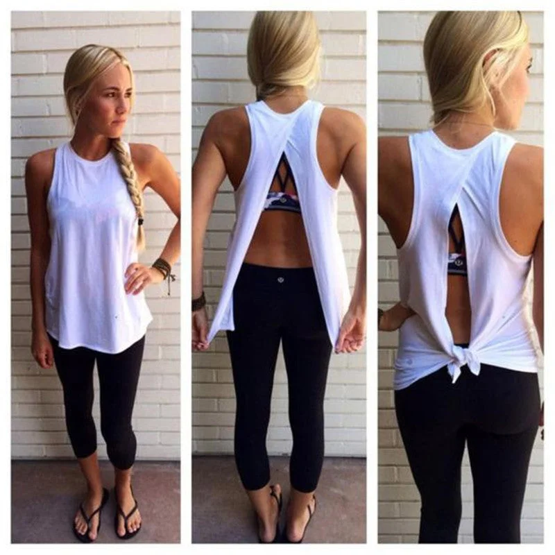 Women Summer Vest Blouse Tank Tops T-Shirt