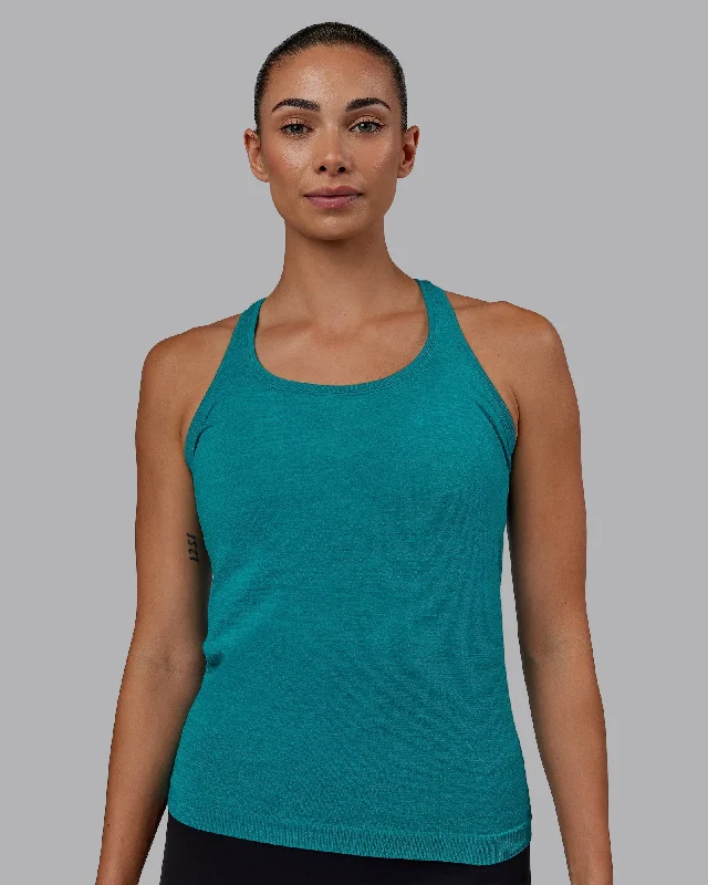 AeroFLX+ Seamless Tank - Blue Bird Marl