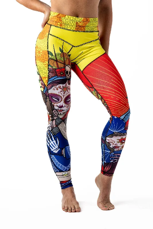 Women's Dia de las Jiujiteiras Jiu Jitsu Art Wear Spats