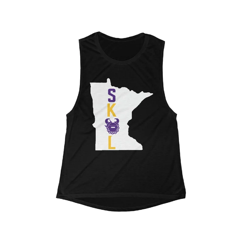 Women's Flowy Scoop Muscle Tank - Minnesota