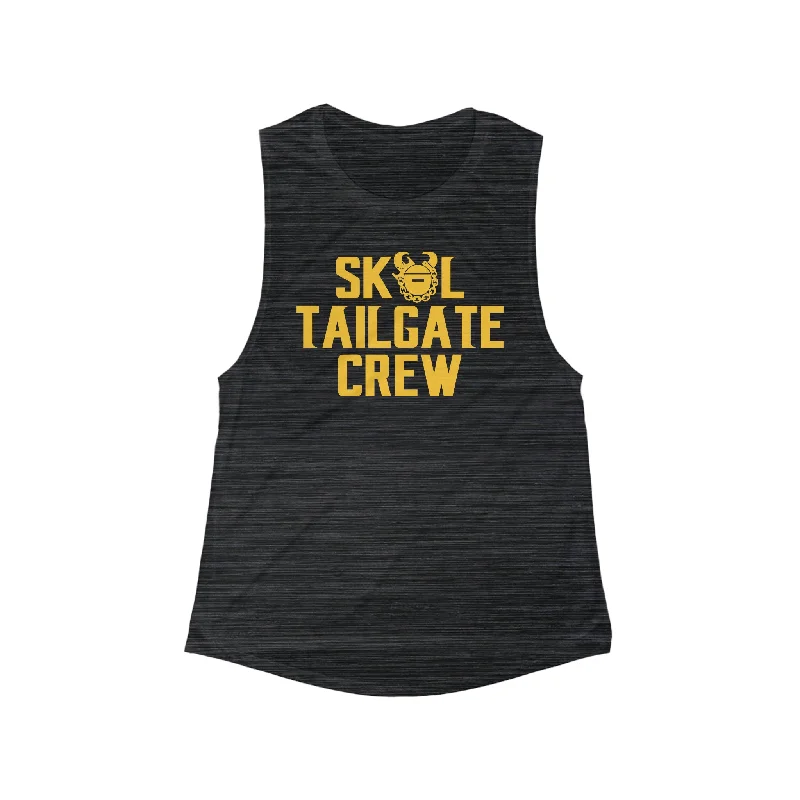 Women's Flowy Scoop Muscle Tank - Tailgate Crew