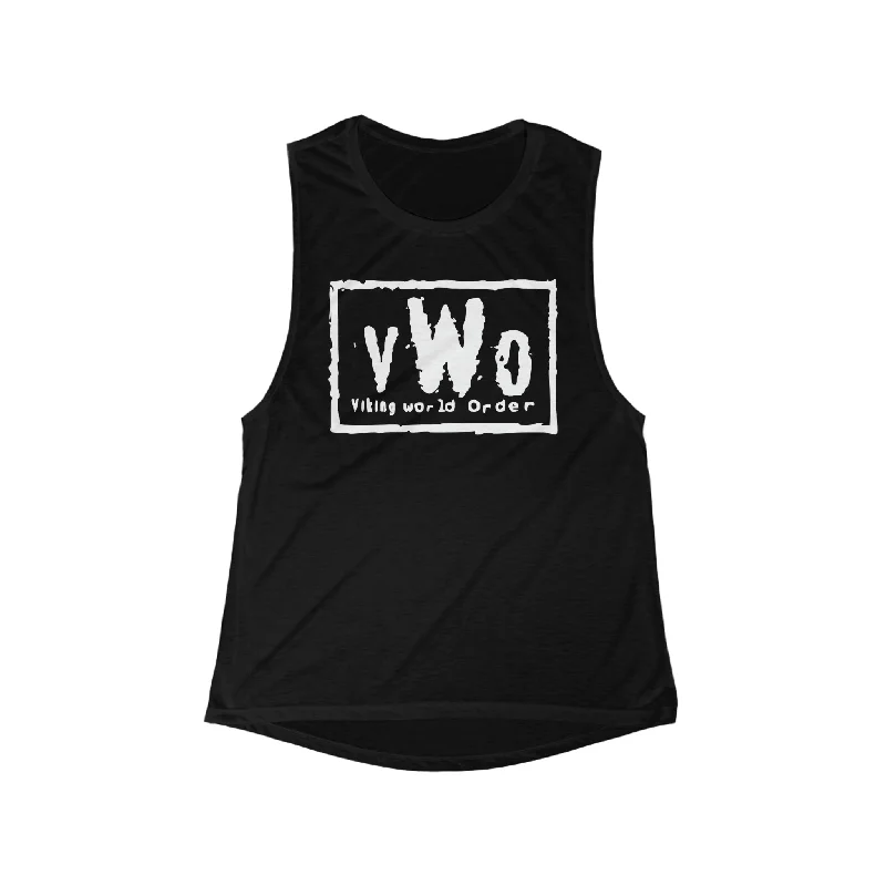 Women's Flowy Scoop Muscle Tank - VWO (Framed)