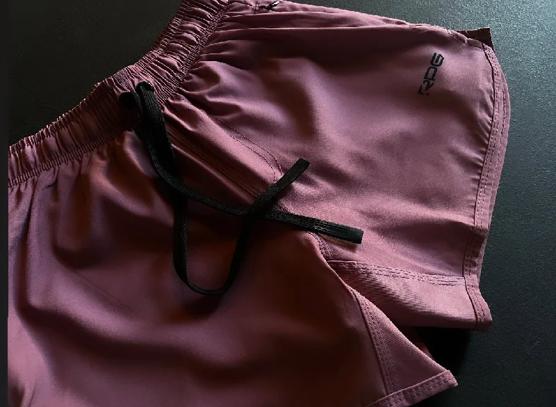 WOMEN'S PERFORMANCE SHORTS- MAUVE