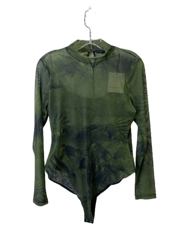 Bodysuit By All Saints In Green, Size: M