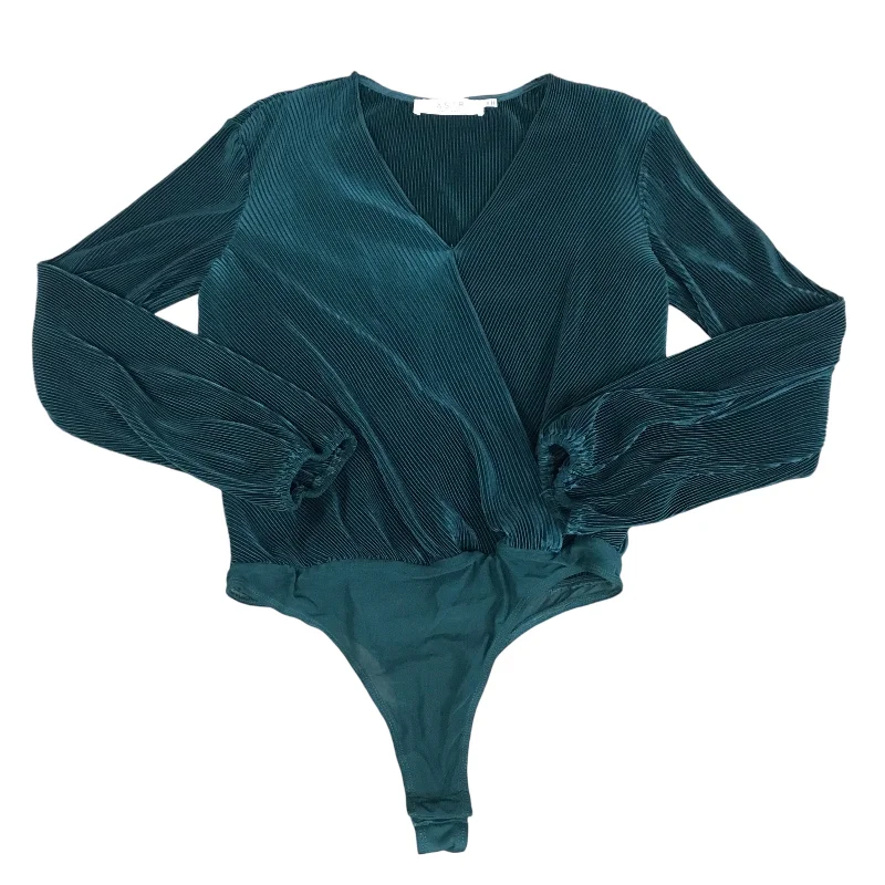 Bodysuit By Astr In Teal, Size: Xs