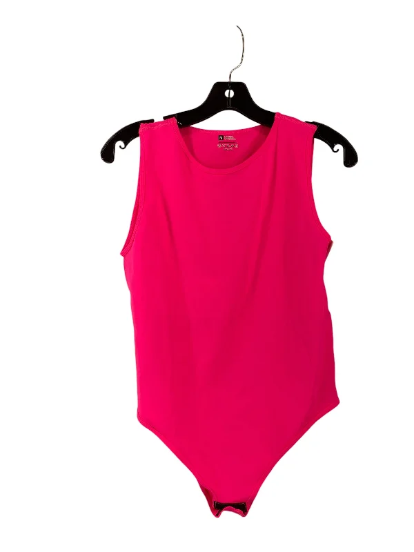 Bodysuit By Clothes Mentor In Pink, Size: M