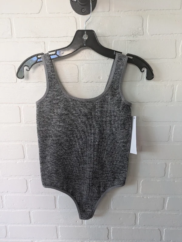 Bodysuit By Colsie In Grey, Size: M