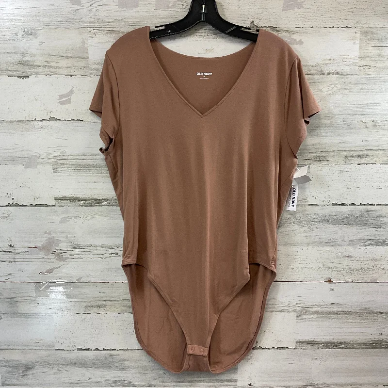 Bodysuit By Old Navy In Brown, Size: 2x