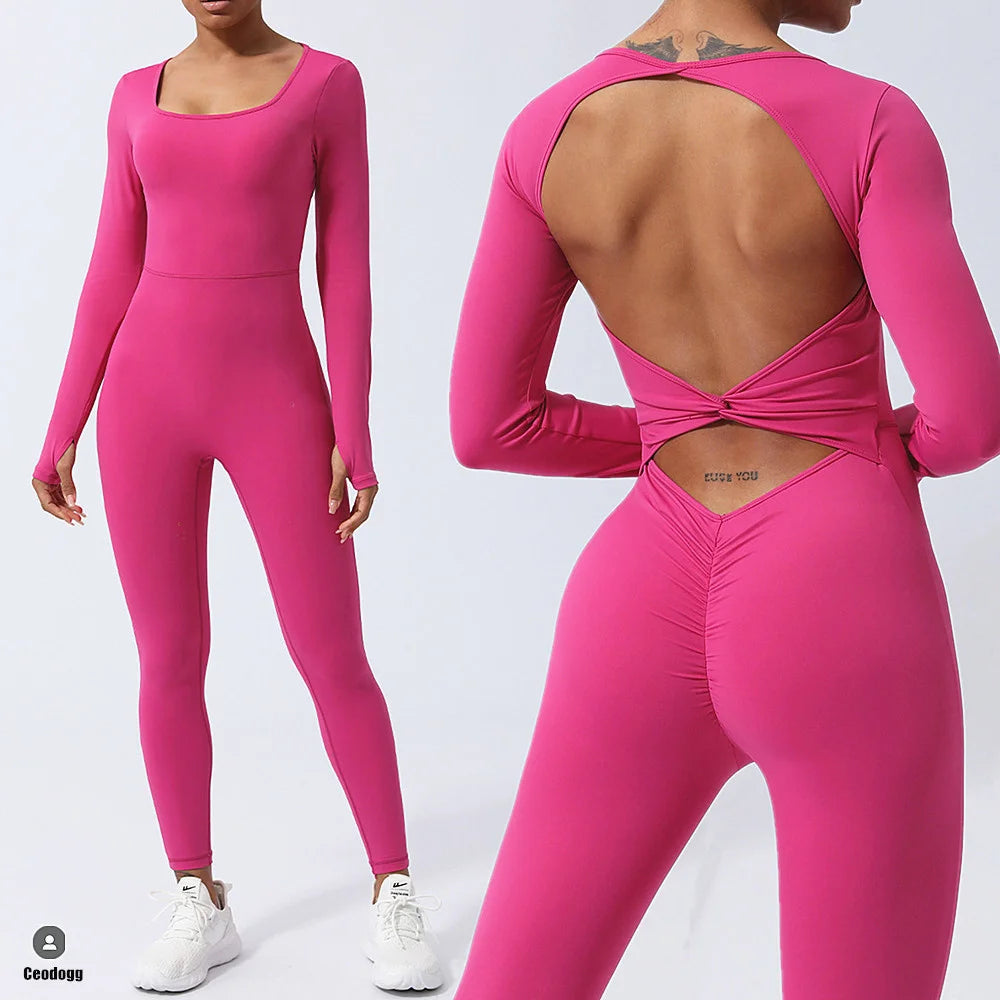 Tvist Back Yoga Jumpsuit